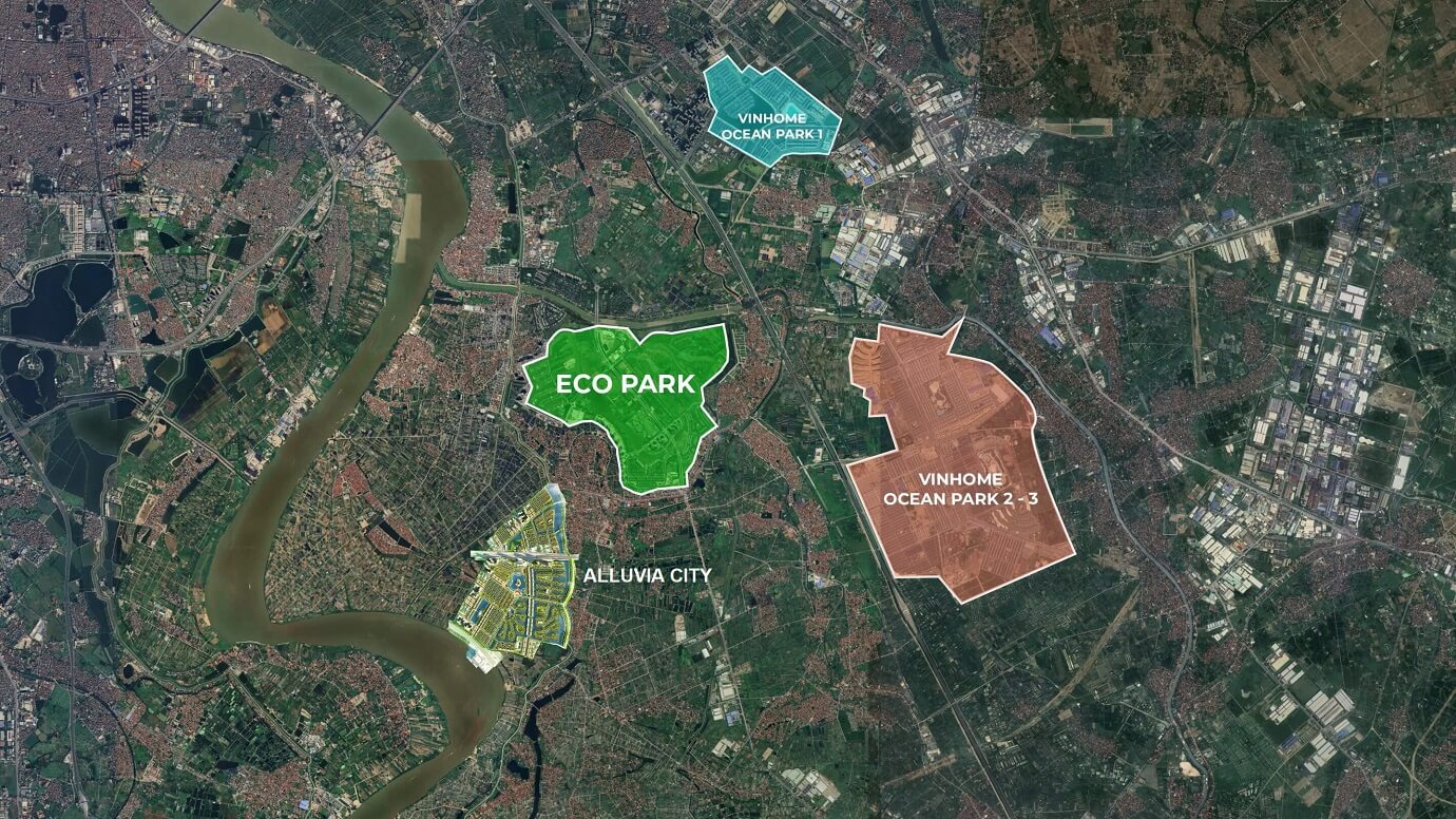 vị trí dự án Allucia City